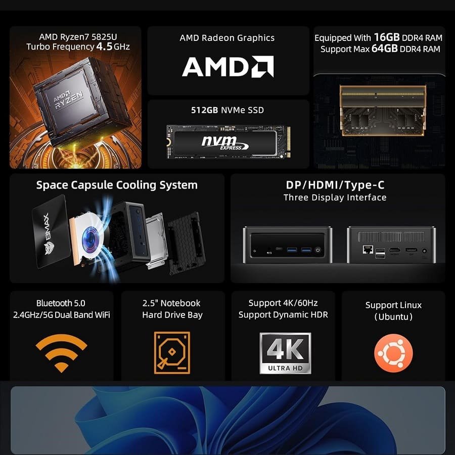 Bmax B5 A Pro Features